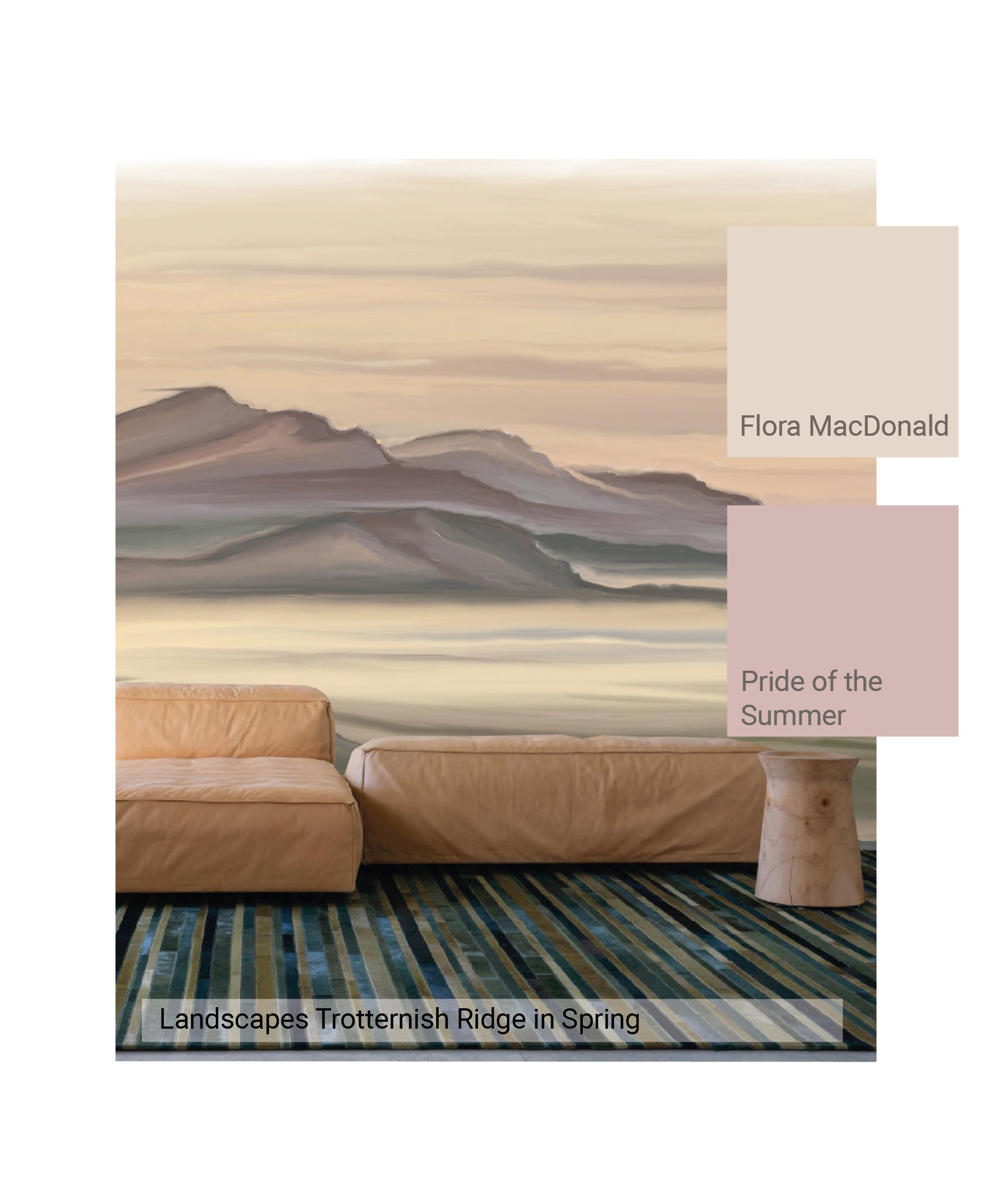 Landscapes_Trotternish Ridge in Spring_mock up plus colourways_with names
